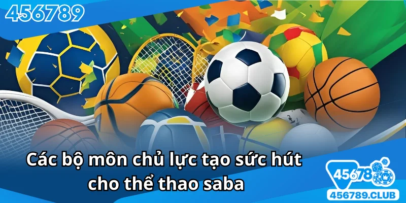 Một số bộ môn thi đấu trọng điểm trên hệ thống